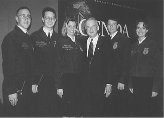 NC FFA state officers 1990s group photo