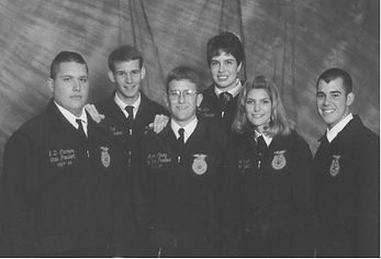 Six NC FFA state officers from the 1990s