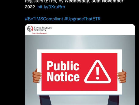kindly update your etr before deadline