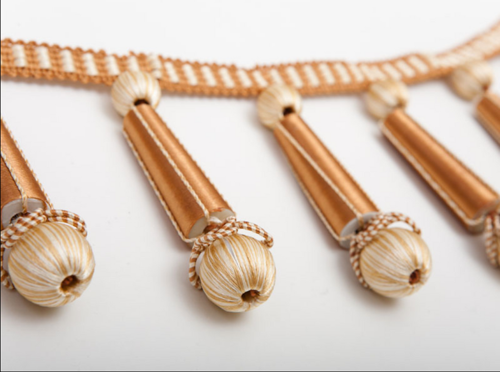 Classic Hanger Fringe in Orange