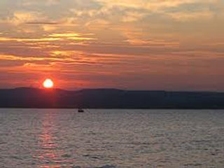 Hudson River sunset