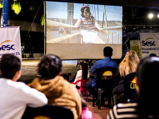 Praça Aurélio Bastianello, em São Gabriel da Palha, se transforma em cinema ao ar livre com o CineSolar