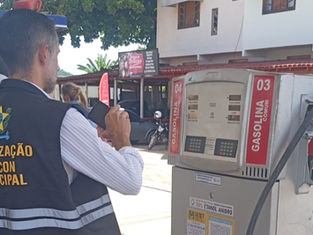 Procon de São Gabriel da Palha realiza fiscalização no mercado de combustíveis e monitora preços praticados no município