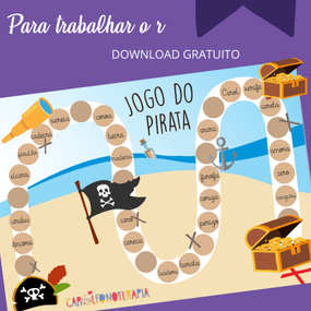 Jogo do Pirata: trabalhando o r
