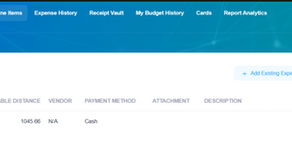How to Create a New Expense Report from Existing Line Items in SpendSail
