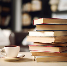 Pilha de livros