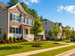 Amberly neighborhood in West Cary NC with lake trails and community homes