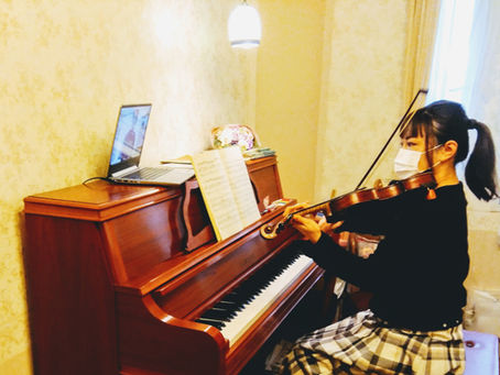 オンラインレッスンを行ってみました♪