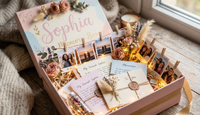 The Charm of a Personalised Pastel Memory Gift Box