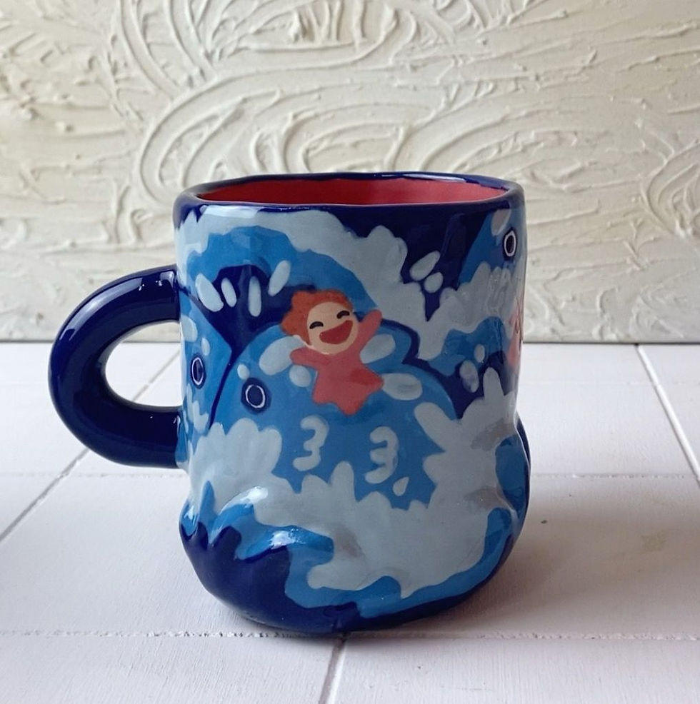 Thumbnail: Ponyo Waves Mug