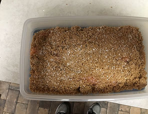 2nd layer of mix
