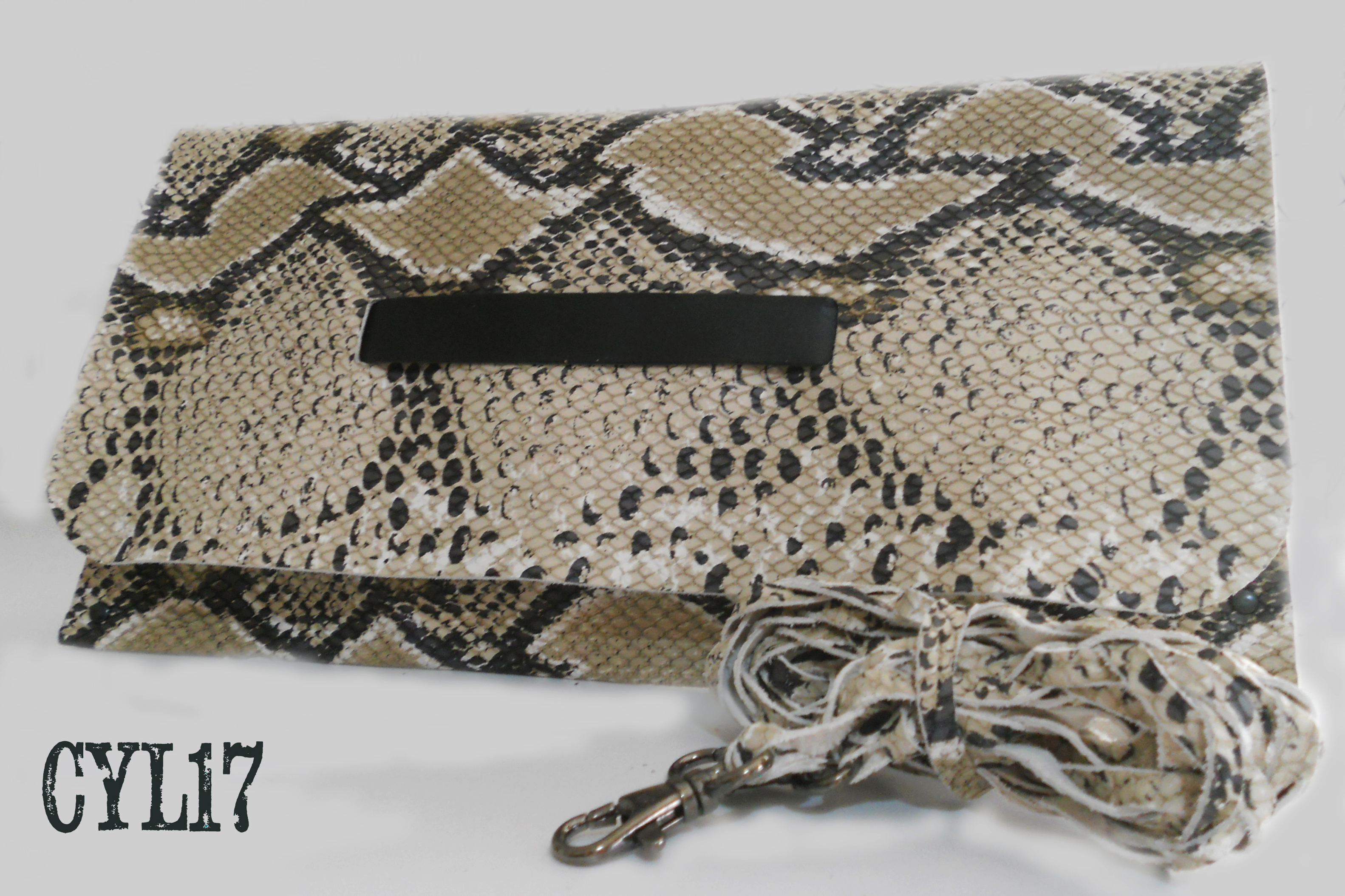 pochette bag borsa clutch in pelle stam