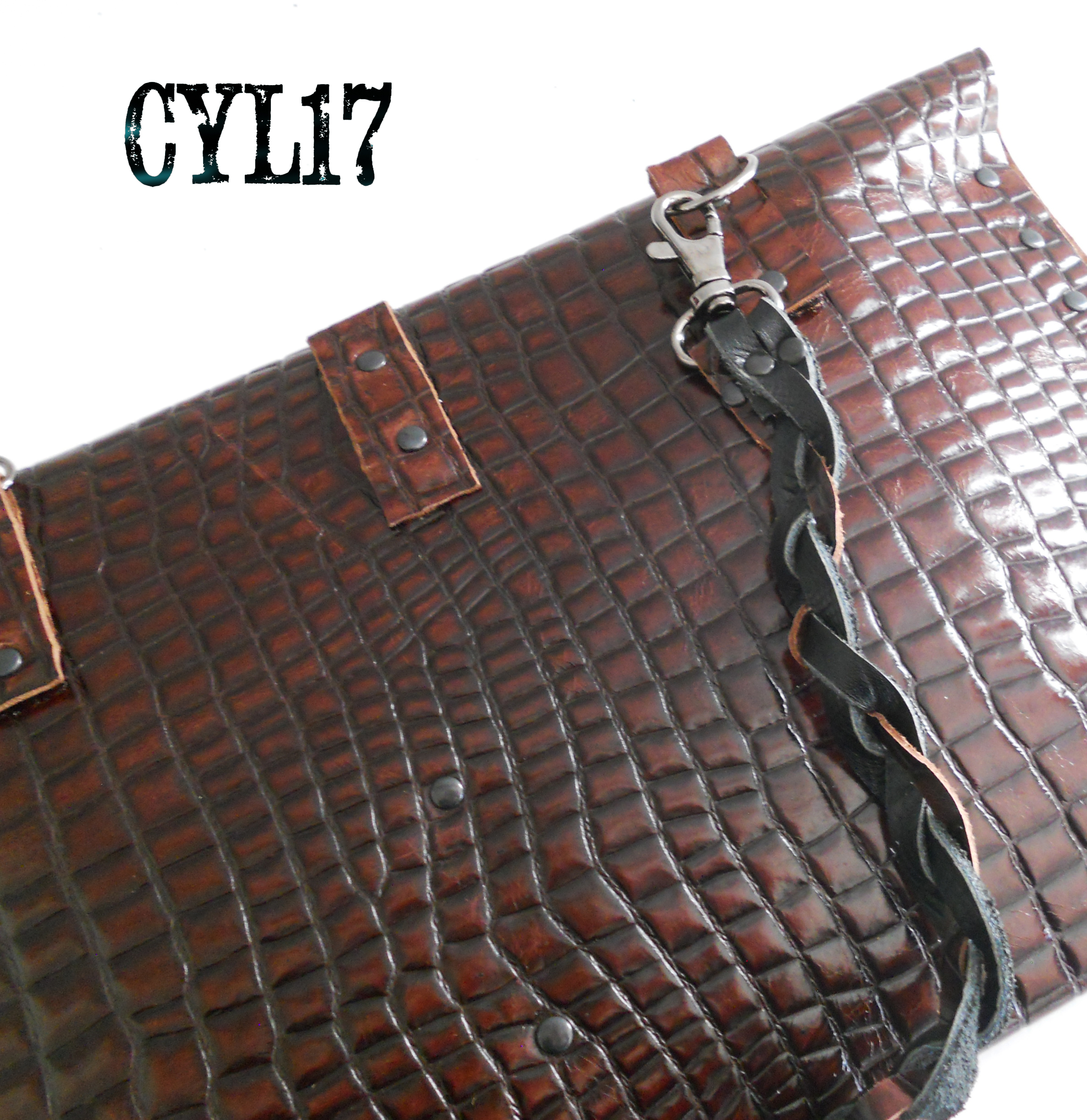 bag pochette clutch shoulderbag leather