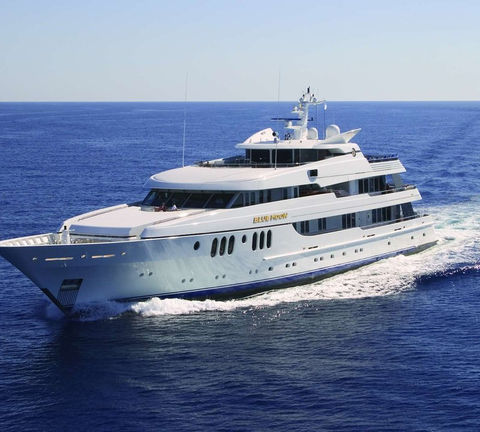 60m luxury yacht with classically-styled interiors