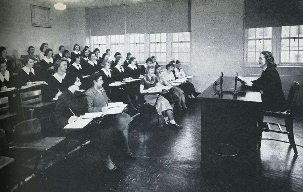 Alumnae Hall Classroom, (1950-1951)