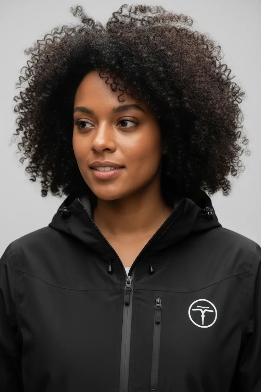 Thumbnail: Unisex Waterproof Jacket | Black
