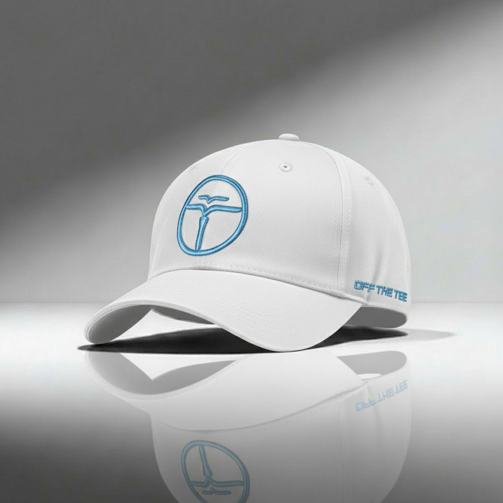 Structured Cruiser Golf Cap | White