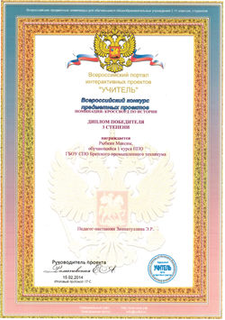 Диплом Рыбкина