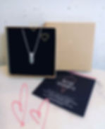 Thumbnail: MINI Rose quartz minimalist necklace (rozenkwarts ketting klein)
