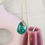 Thumbnail: Malachite round necklace (Malachiet ketting rond)