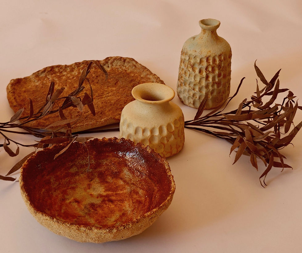 Handmade studio pottery