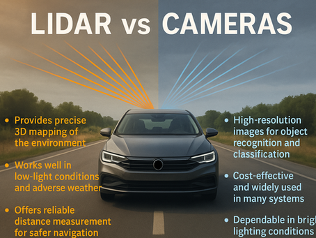 LiDAR vs. Cameras: The Battle for Autonomous Vehicle Vision