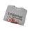 Thumbnail: RATHER BE READING design on a gildan 18000 sweatshirt in the color dark grey folded