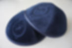 Kippa velours Bleu marine