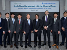 신한라이프, 글로벌 운용사 아폴로와 최고경영진 회담 개최