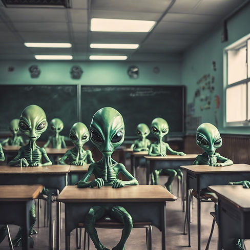 Alien In Class Home | Aliens League TV