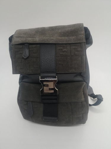 Fendi Fendi Zaino – borsa vintage Molto Buono, Nero, Pelle Epsom