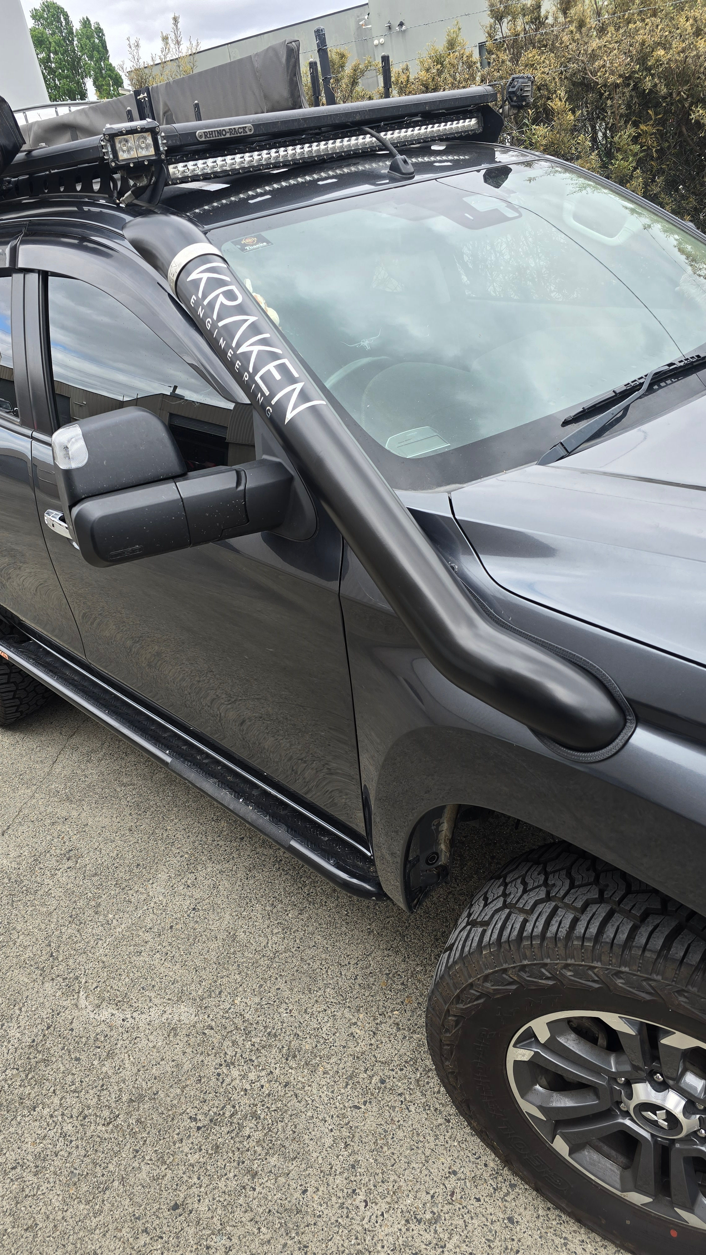 MR Triton - Mid Entry Snorkel and airbox combo.