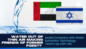 Water Out of Air Technology Makes Friends of Former Foes