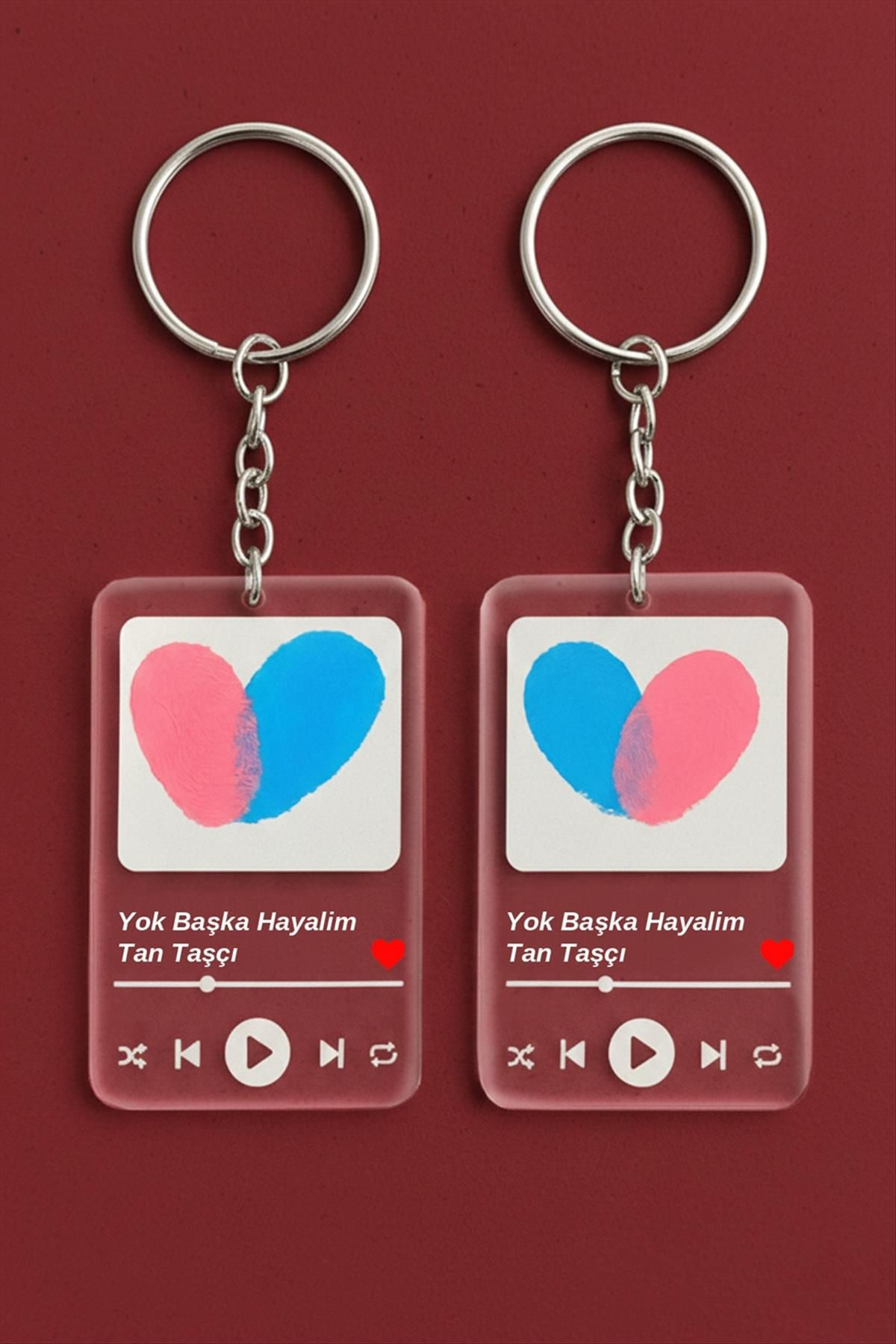 Sevgili Parmak İzli Anahtarlık Yapma Seti