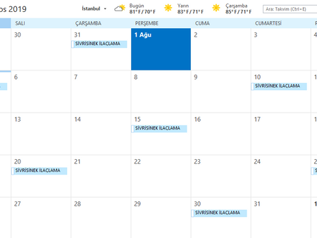 Sivrisinek İlaçlama