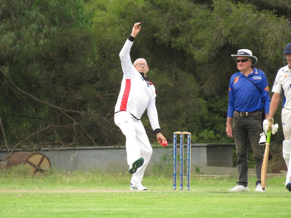 Mocca sends down another swinging yorker