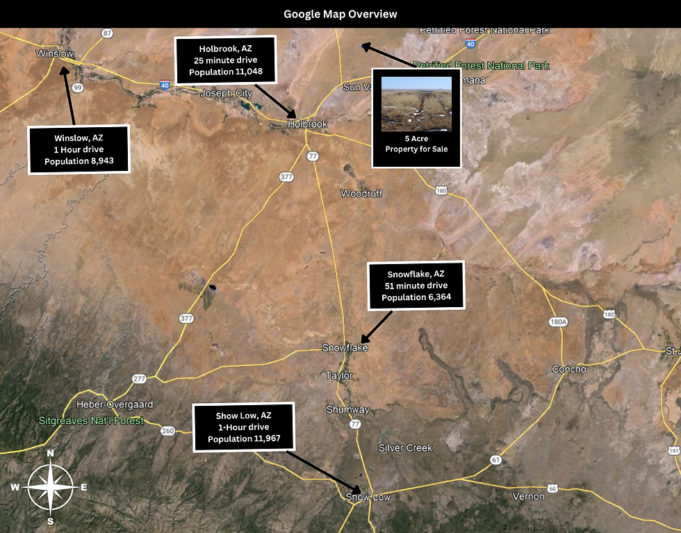 Thumbnail: 5 Acres Vacant Lot in Sun Valley, AZ (APN: 105-53-082-083-084)