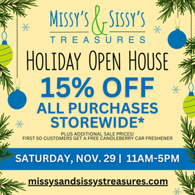 Missy's and Sissy's Treasures Small Business Saturday