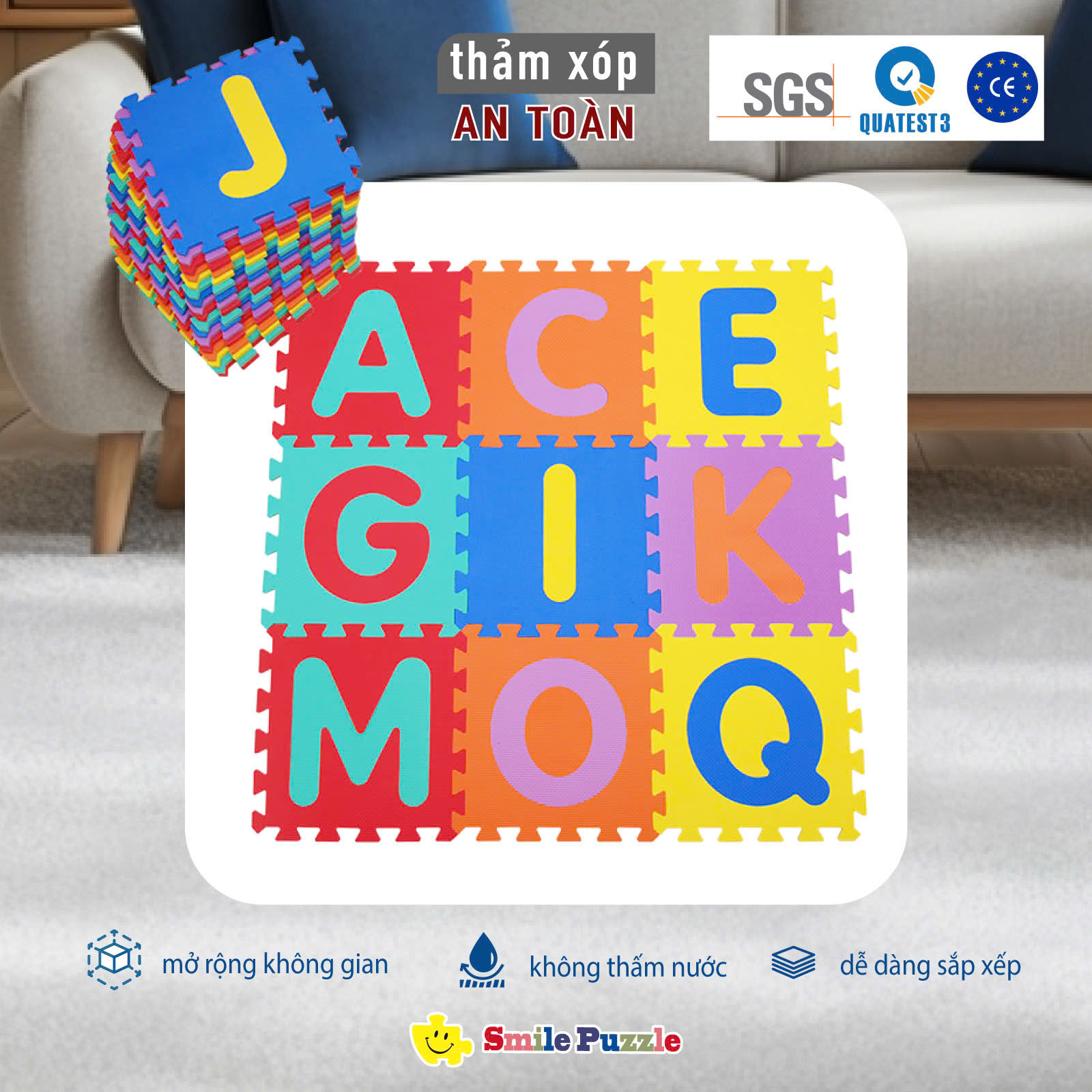 Classic Alphabet 30cmx30cm - 26pcs/set