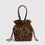 Thumbnail: Baggu nylon drawstring bag- leopard