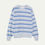 Thumbnail: La Paz - Xavier classic sweatshirt, azure stripes Terry