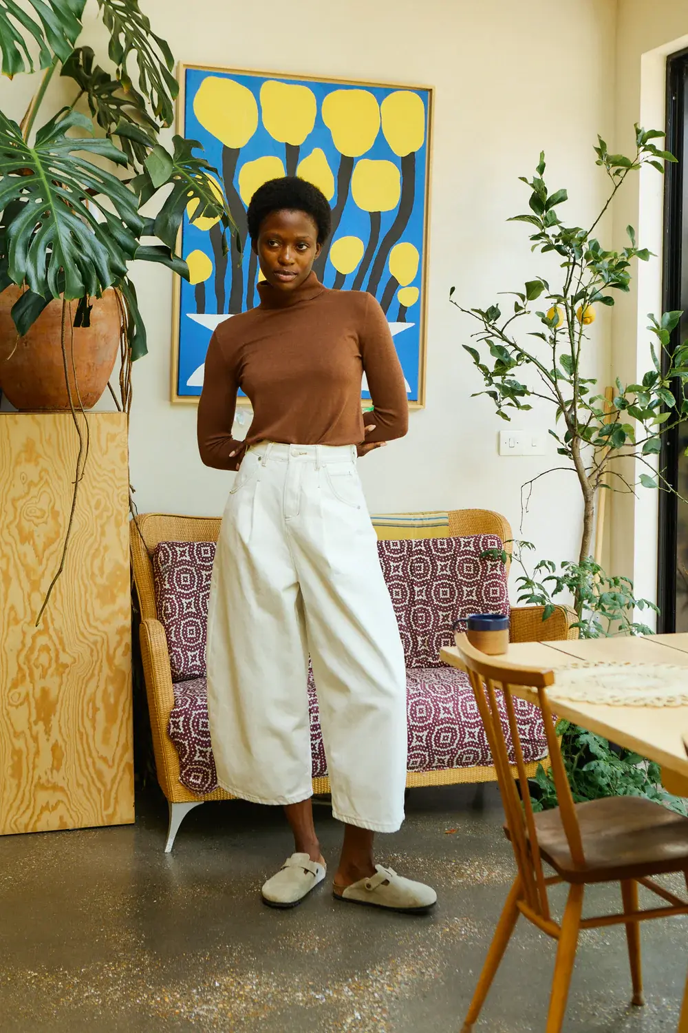 LF Markey Mason Jean, Ecru