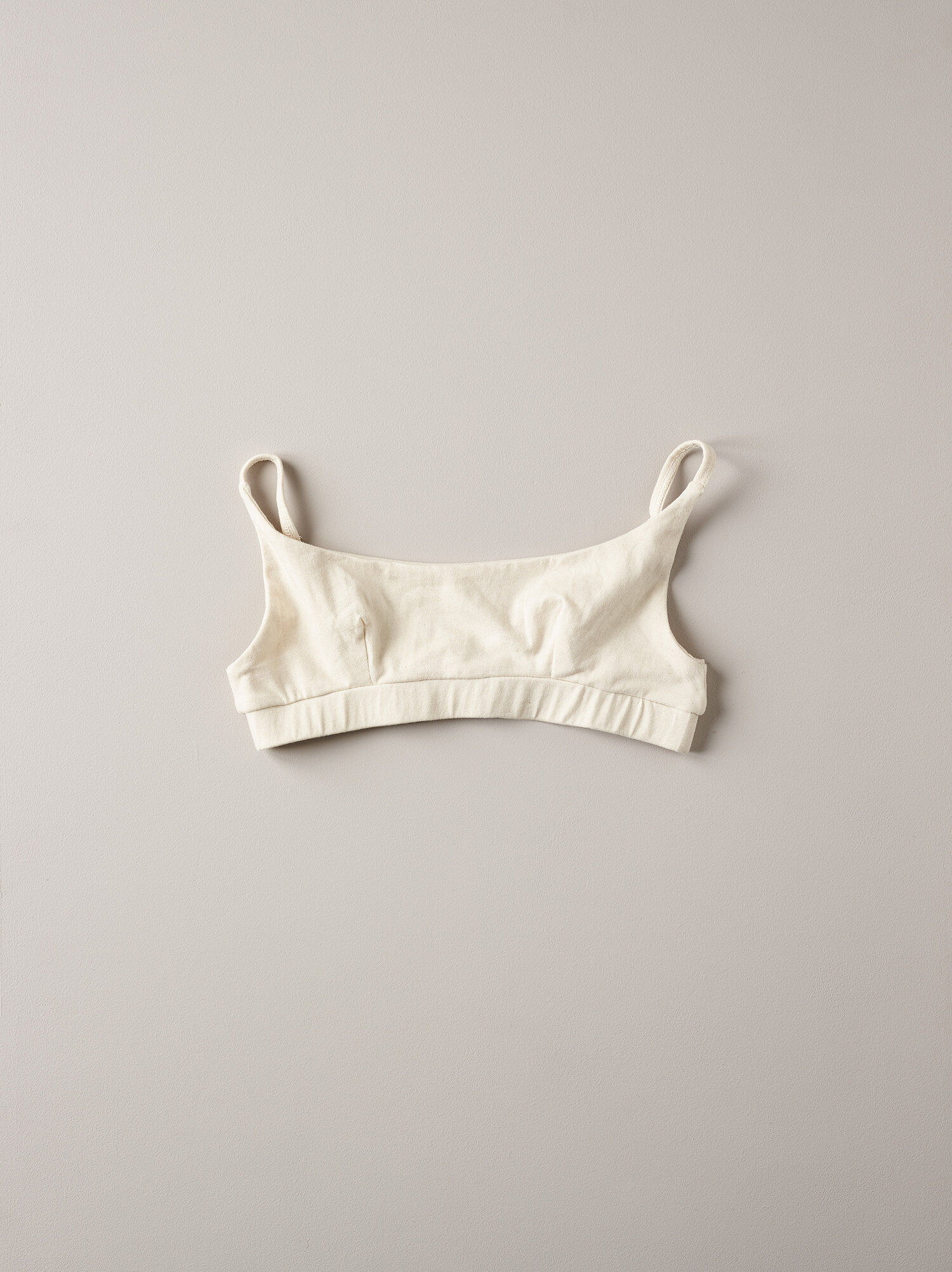 Pico organic essentials, Crop Top Ecru. 3 Sizes