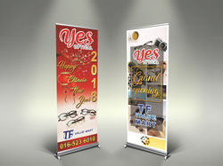Yes Optical Roll Up Banner