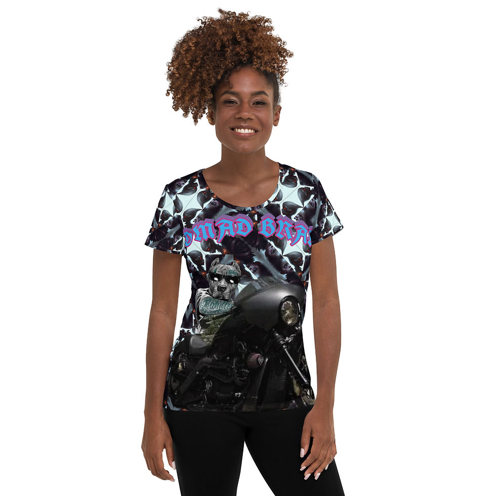 Thumbnail: All-Over Print Women's Athletic T-shirt