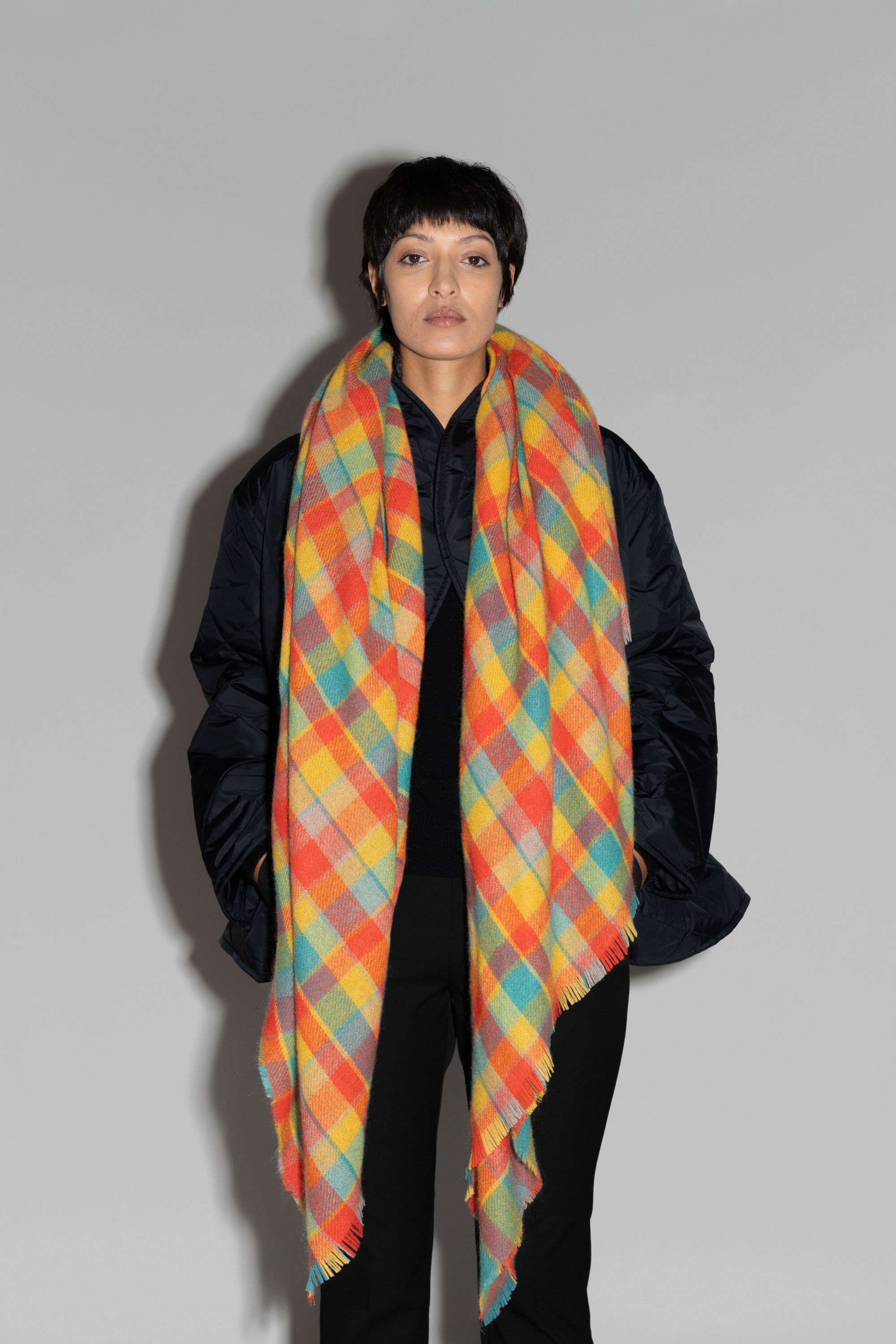 Wool Mohair Lockie Scarf