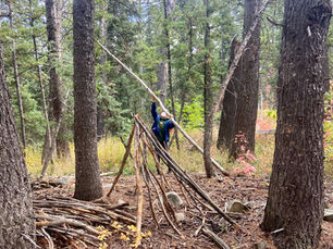 Friday Sept 11; Forest Friday Recap: Teen Adventures, Long-Term Projects & Learning New Bushcraft Skills