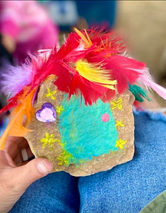 art project made at nature school