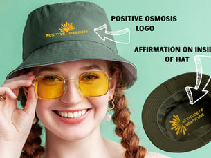 Positive Osmosis Bucket Hat with Inside Affirmation