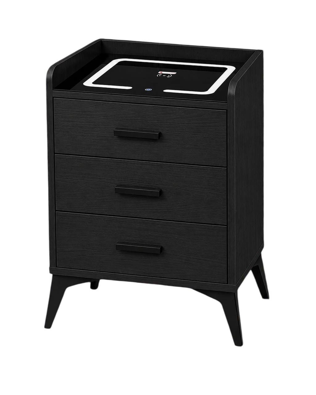 Smart Nightstand with Wireless Charging & Built-In Speakers